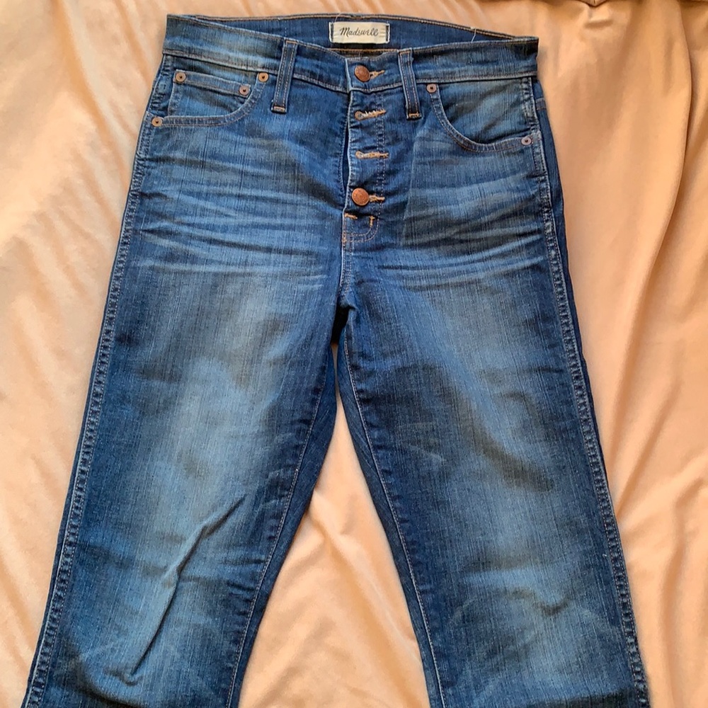 Madewell 10”in high riser skinny skinny. Size 27